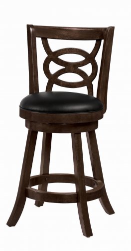Traditional Espresso Counter-Height Stool