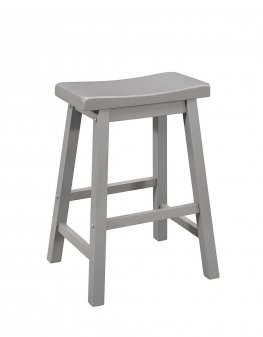Casual Grey Counter-Height Stool