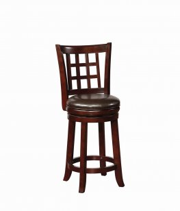 Traditional Capp. Swivel Counter-Height Stool