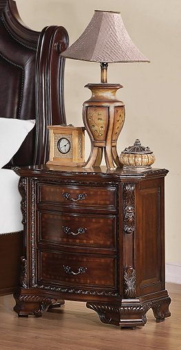 Maddison Traditional Two-Drawer Nightstand