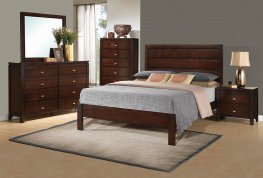 Cameron Transitional Rich Brown Cal. King Bed