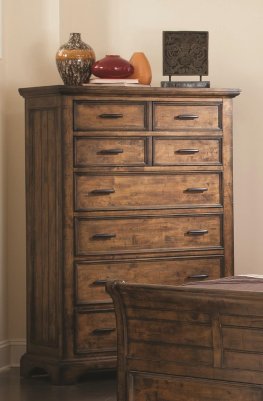 Elk Grove Rustic Eight-Drawer Chest