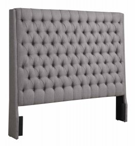 Camille Grey Upholstered King Headboard