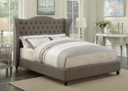 Newburgh Grey Upholstered Full Bed