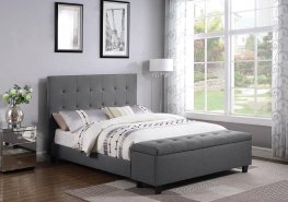 Halpert Light Grey Full Bed