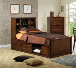 Hillary Twin Bookcase Bed