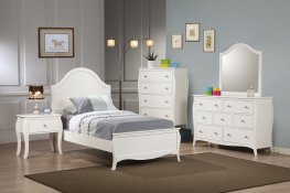 Dominique French Country White Full 5-Pc.