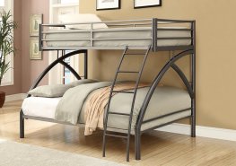 Twin-over-Full Metal Bunk Bed