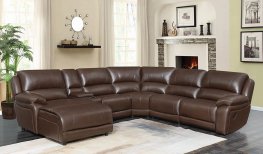 Mackenzie Casual Chestnut Motion Sectional