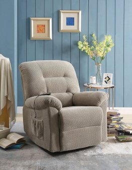 Taupe Power Lift Recliner
