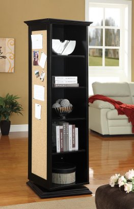 Casual Black Accent Cabinet