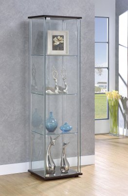 Capp. Curio Cabinet with Four Shelves