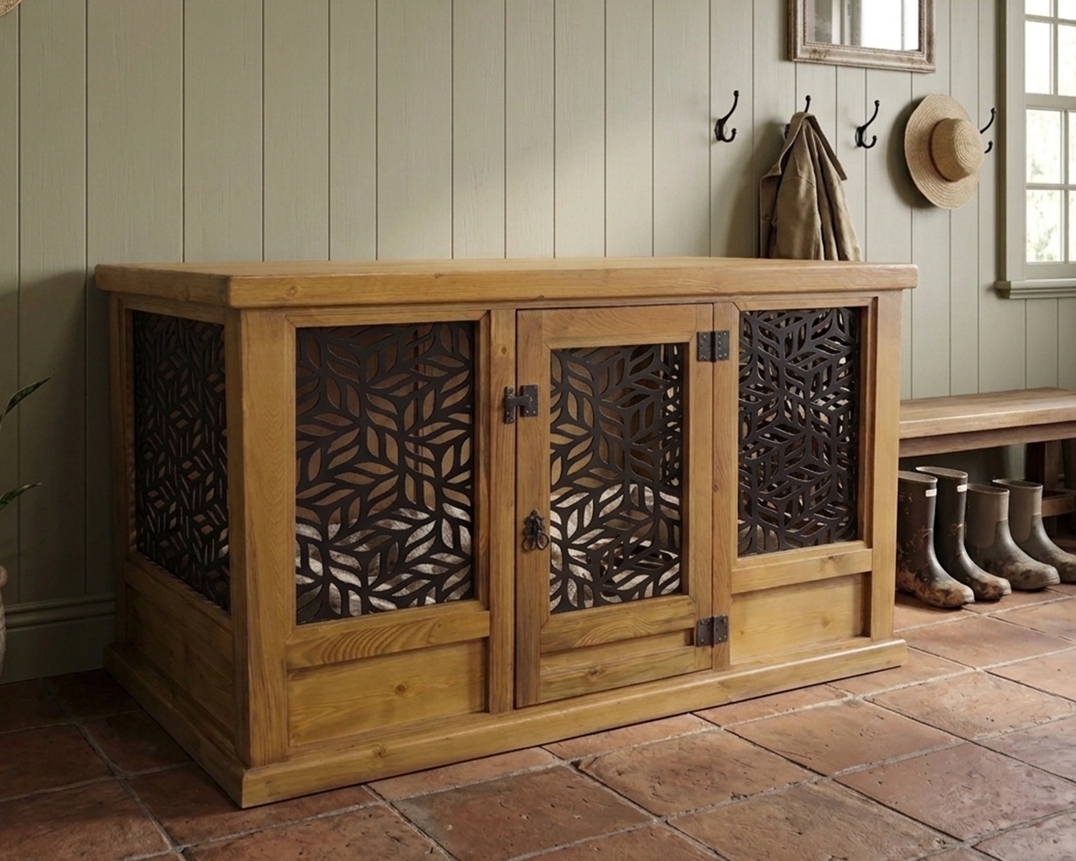 (image for) Pet Kennel Oak 60 (1 in Stock)