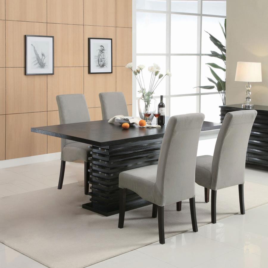 (image for) Stanton 5-piece Rectangular Dining Table Set Grey