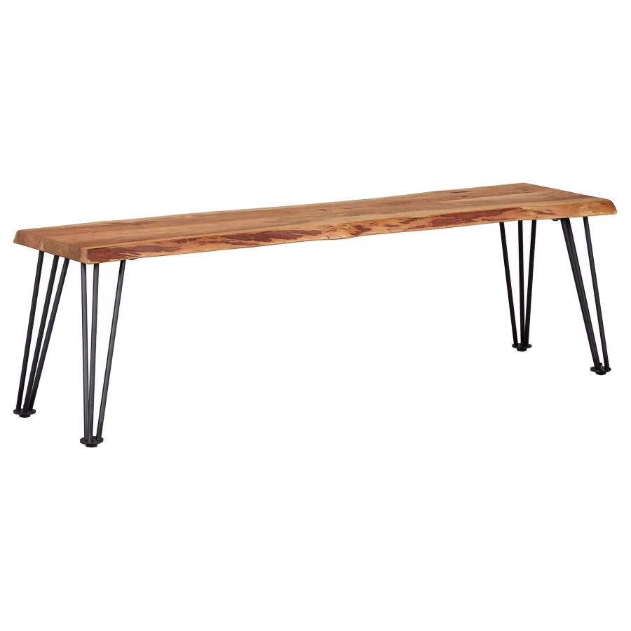 (image for) Sherman Wood Dining Bench Natural Acacia