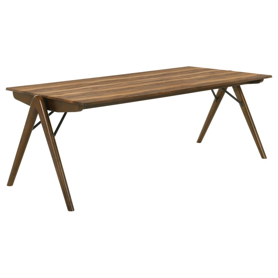 (image for) Randolph 82-inch Smart Top Rectangular Dining Table Sheesham and Brown