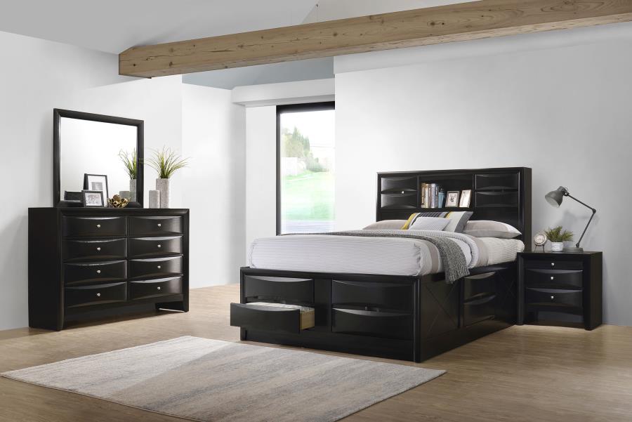 (image for) Briana 4-piece Queen Bedroom Set Black