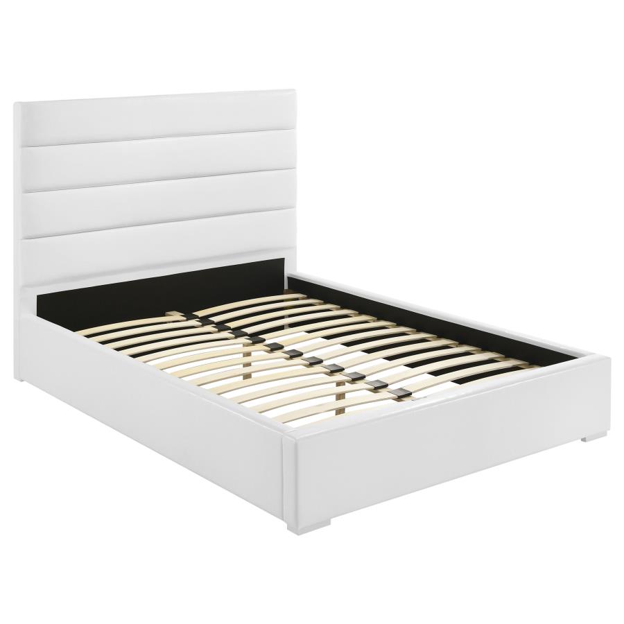 (image for) Felicity 53-inch Upholstered Full Platform Bed White