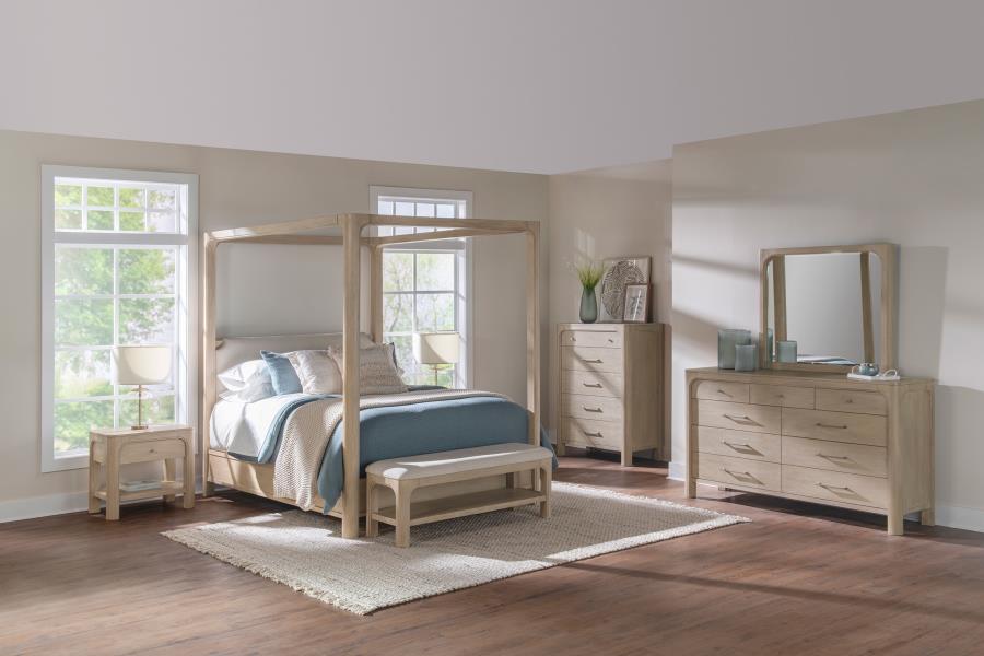 (image for) Solano 5-piece Queen Bedroom Set Weathered Mango