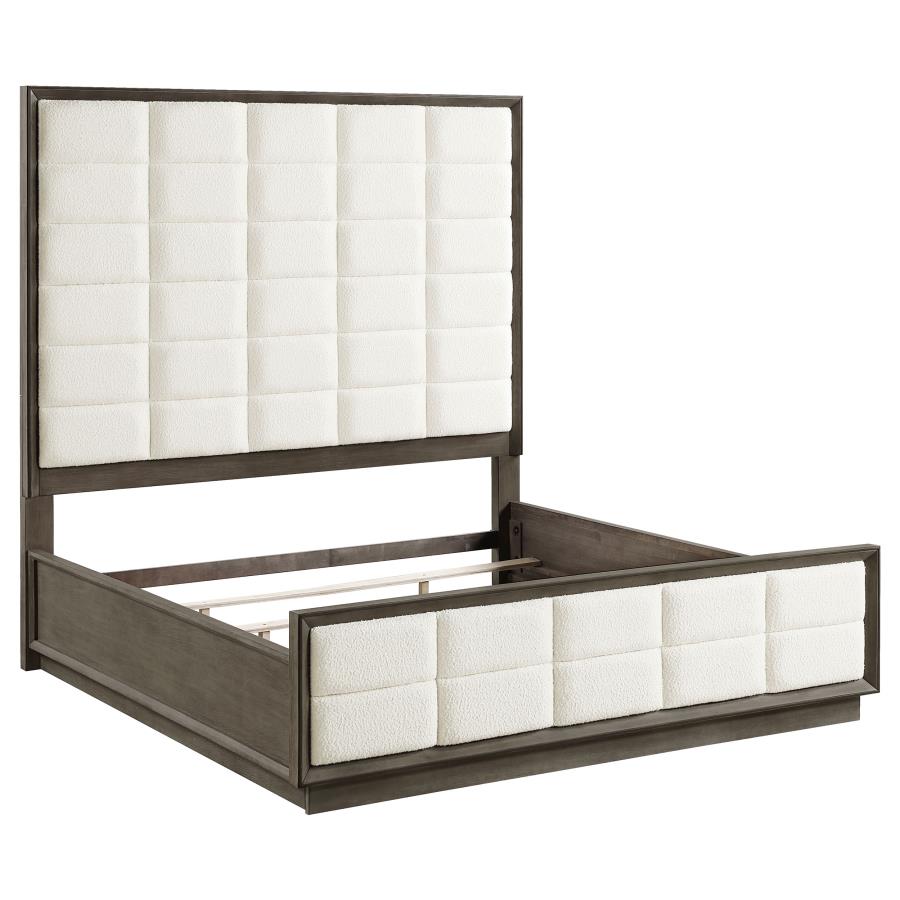 (image for) Durango 80-inch Eastern King Panel Bed Taupe Oak