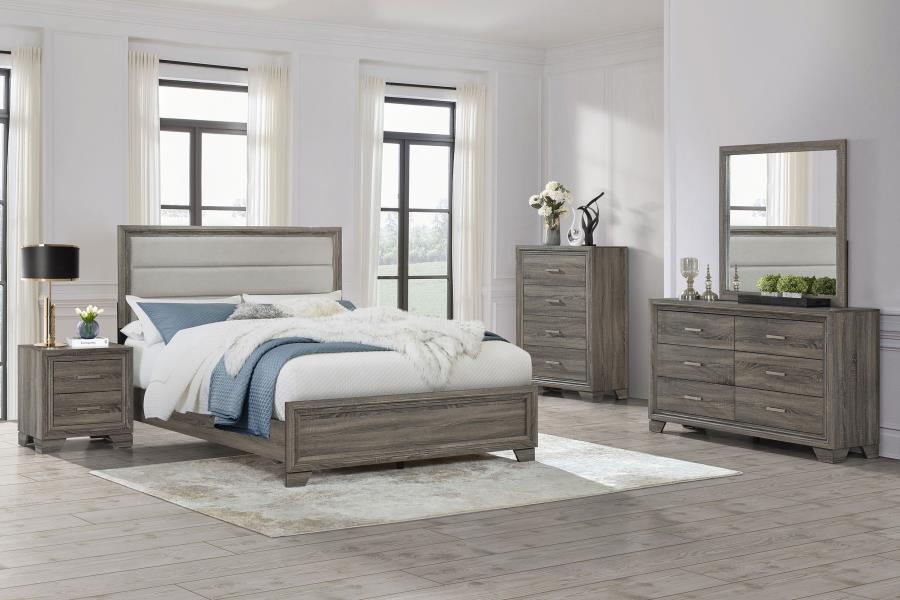 (image for) Wright 5-piece California King Bedroom Set Brown Oak