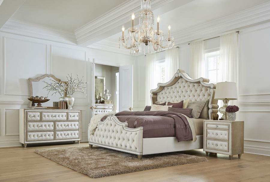 (image for) Antonella 5-piece California King Bedroom Set Ivory