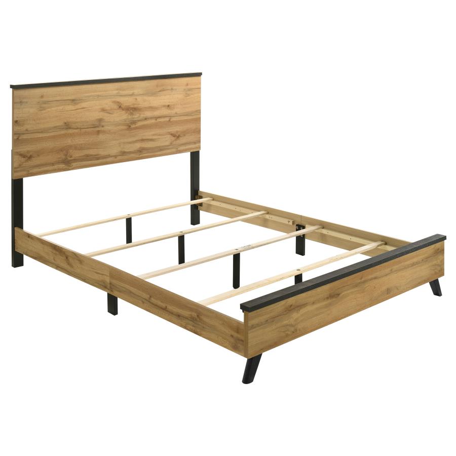 (image for) Kaywood 52-inch Queen Panel Bed Natural Pine