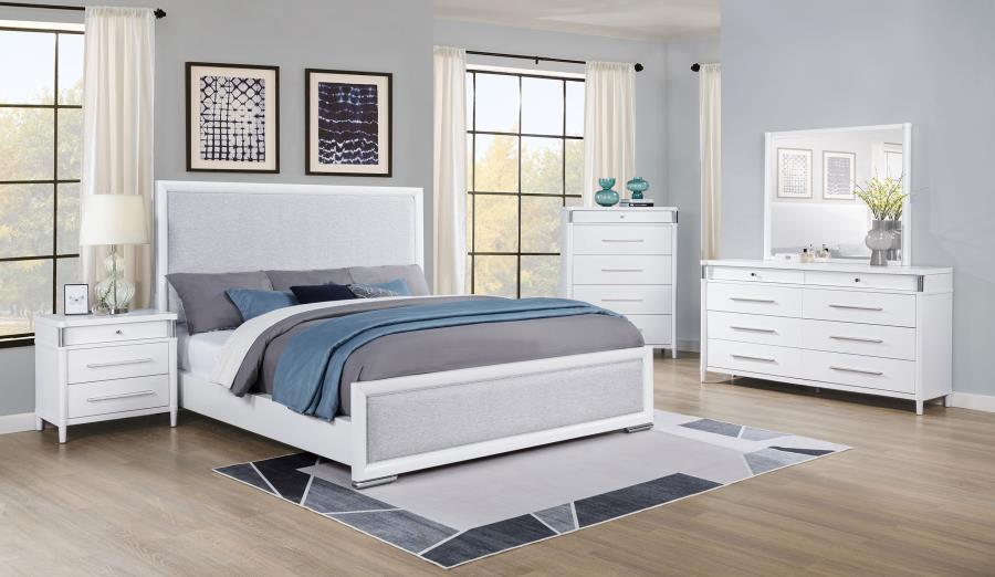 (image for) Gracemont 5-piece Eastern King Bedroom Set White