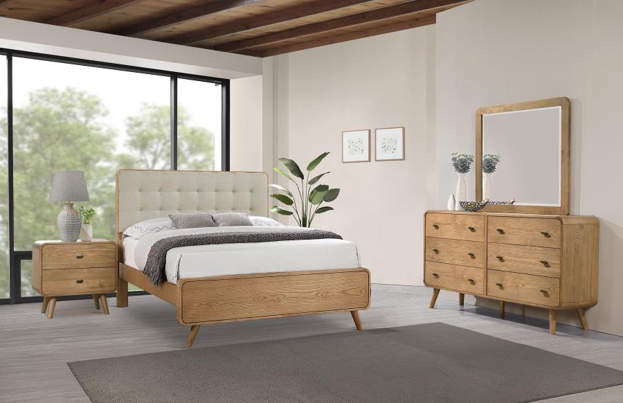 (image for) Robyn 4-piece Full Bedroom Set Light Ash