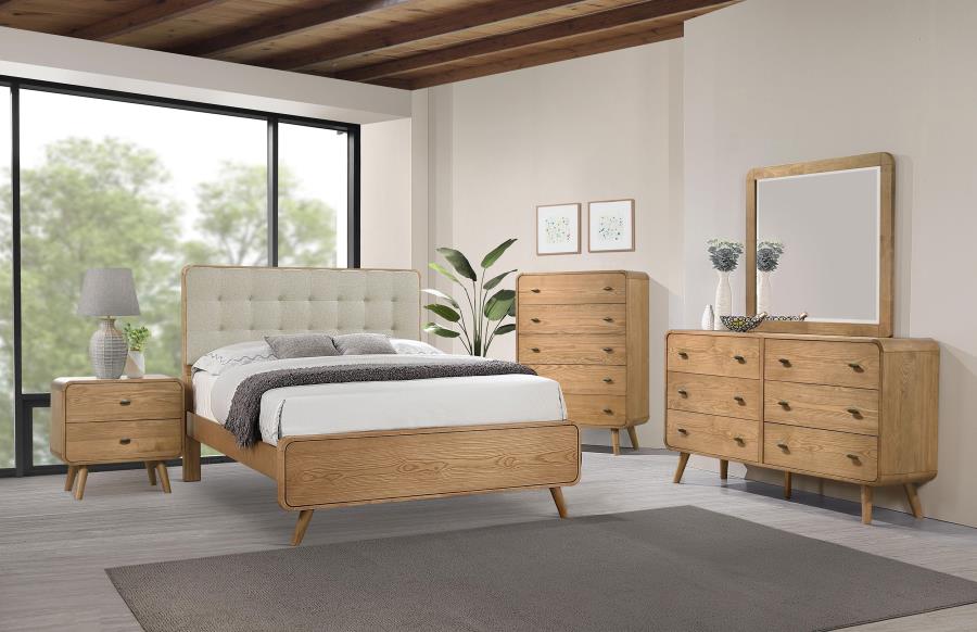 (image for) Robyn 5-piece Queen Bedroom Set Light Ash