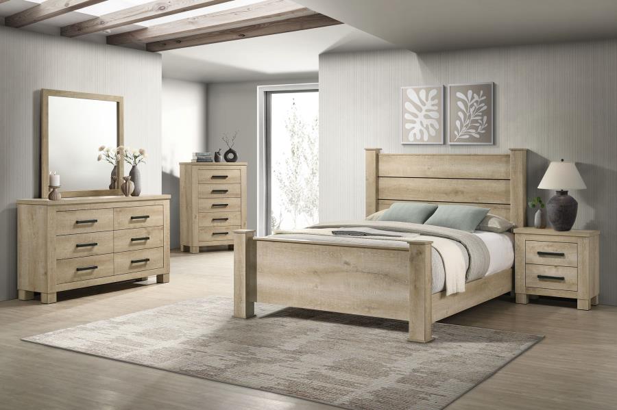 (image for) Oakglen 5-piece Queen Bedroom Set Weathered Oak