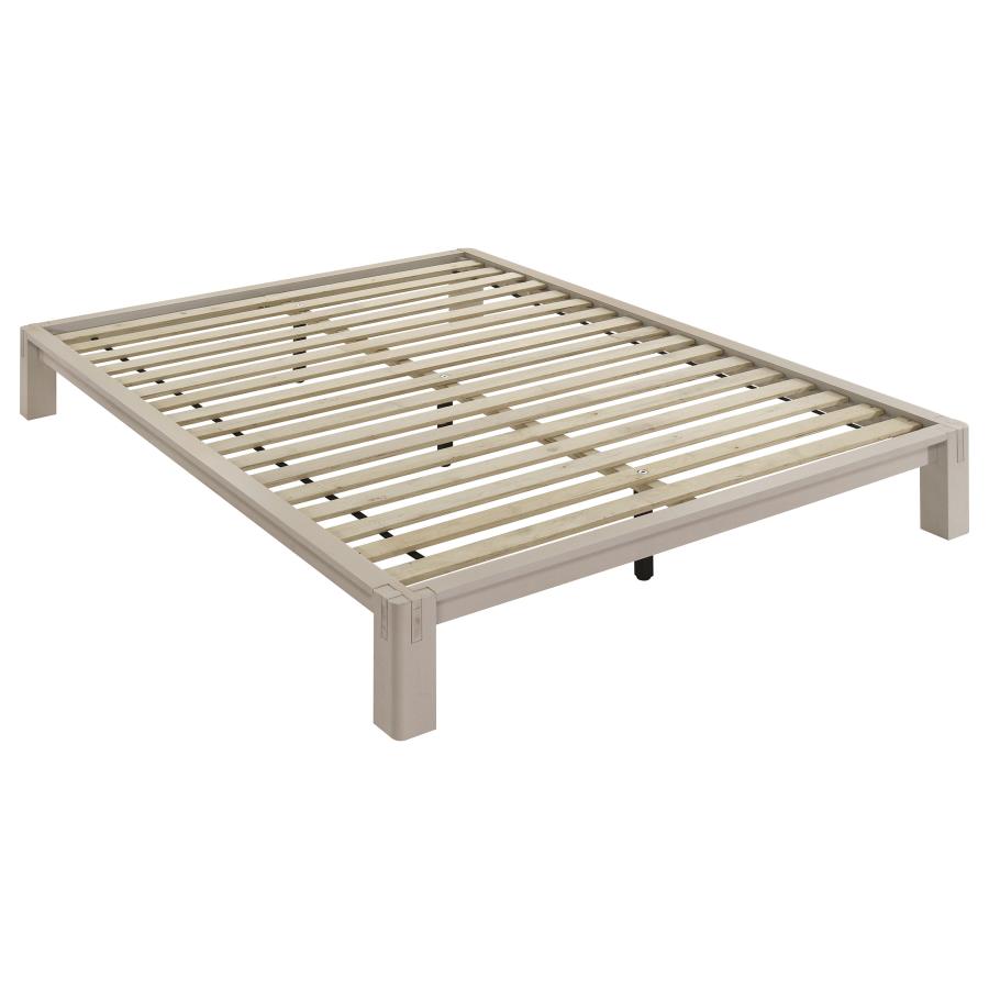 (image for) Gislen Full Easy Assembly Wood Platform Bed White