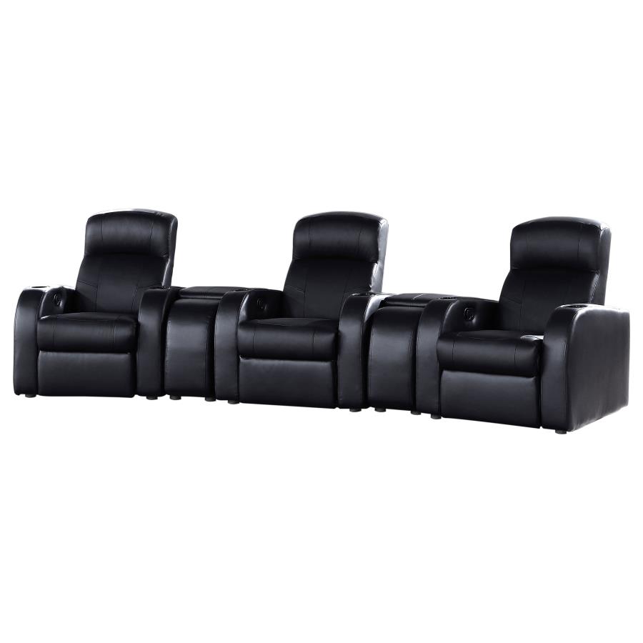 (image for) Cyrus 5-piece Upholstered Home Theater Seating