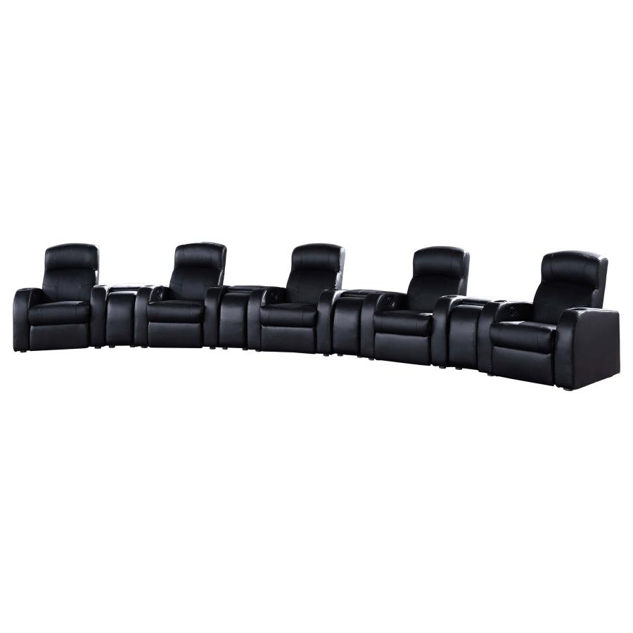 (image for) Cyrus 9-piece Upholstered Home Theater Seating