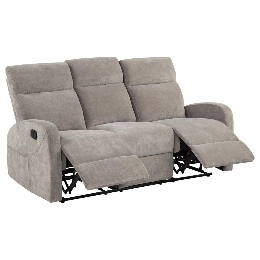 (image for) Hamilton Chenille Manual Reclining Sofa Sand
