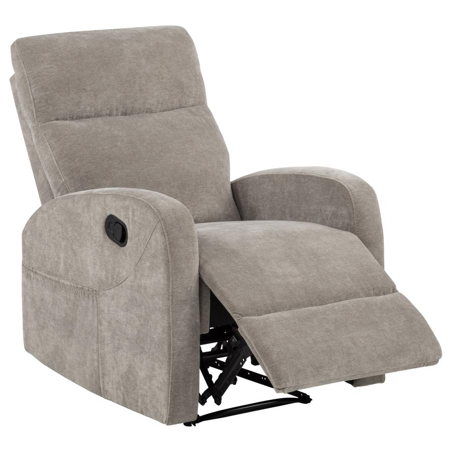 (image for) Hamilton Chenille Manual Recliner Sand