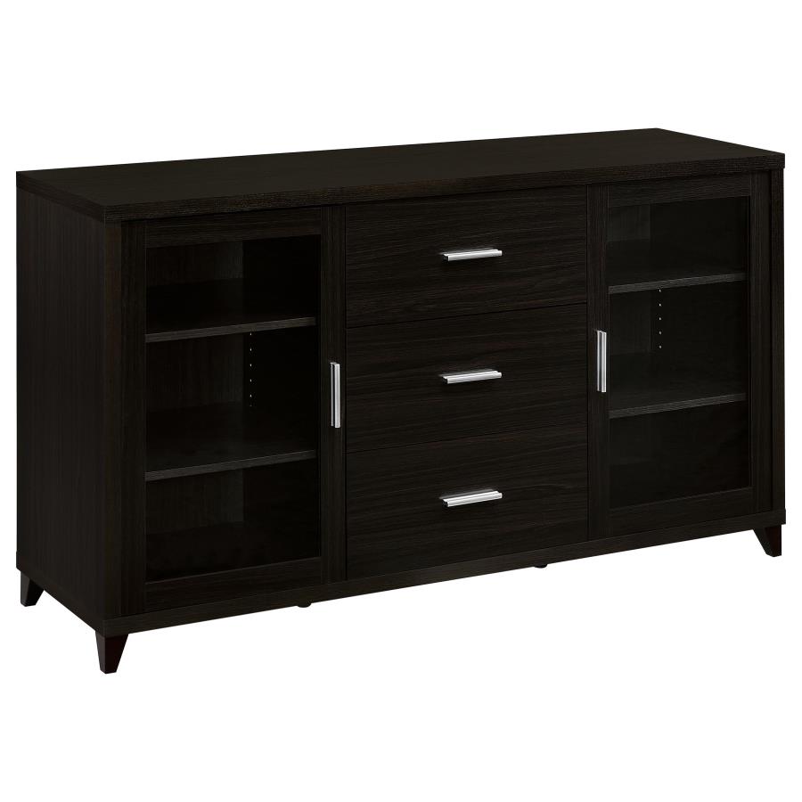 (image for) Lewes 2-door Engineered Wood 60-inch TV Stand Cappuccino
