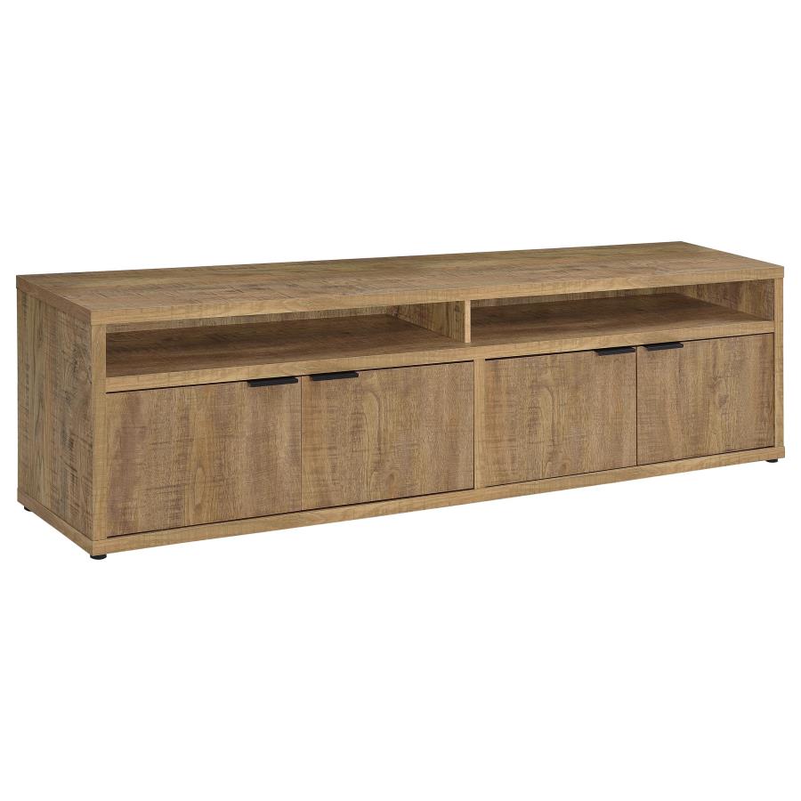 (image for) Tabby TV Stand for TVs up to 85 Inches with 4-Door Storage in Mango