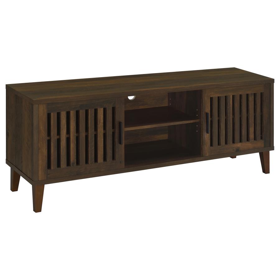 (image for) Sedona 2-door Engineered Wood 60-inch TV Stand Dark Pine