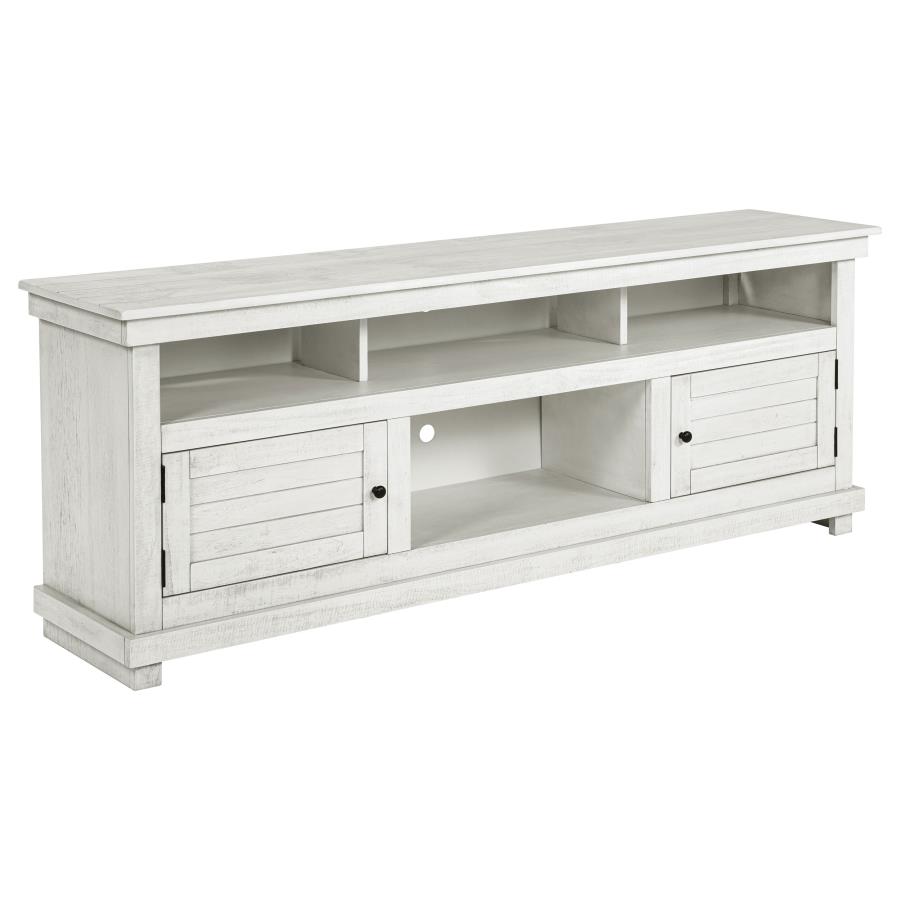 (image for) Payne 70-inch TV Stand Media Console Distressed White