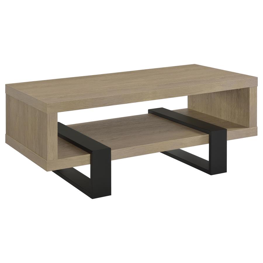 (image for) Dinard Engineered Wood Cocktail Coffee Table Latte