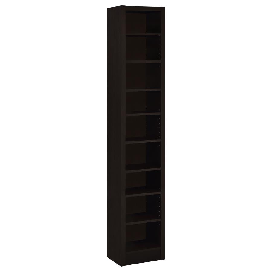 (image for) Eliam 71-inch 8-shelf Bookcase Cappuccino