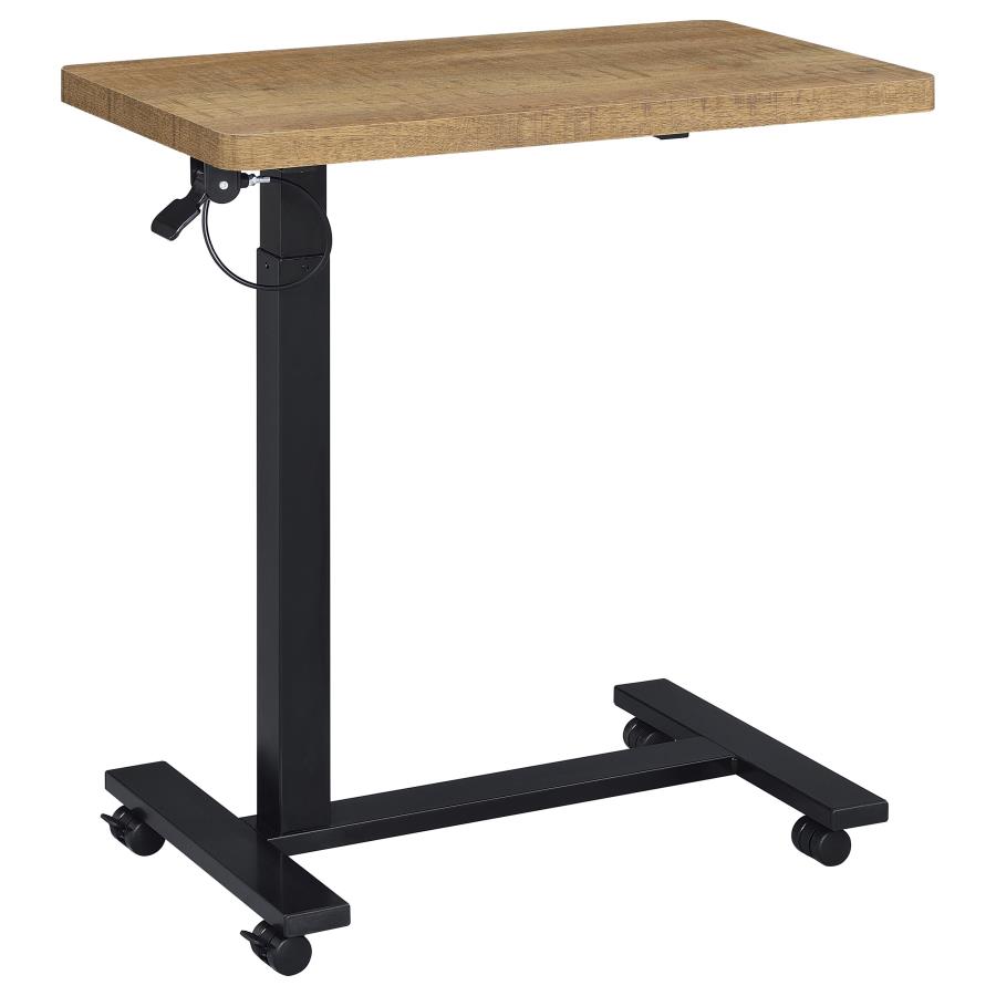 (image for) Westpark Pneumatic Adjustable C-Shape Side Table with Casters Mango