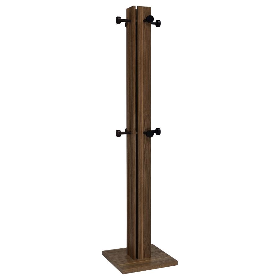 (image for) Rikkie Engineered Wood Coat Rack Walnut
